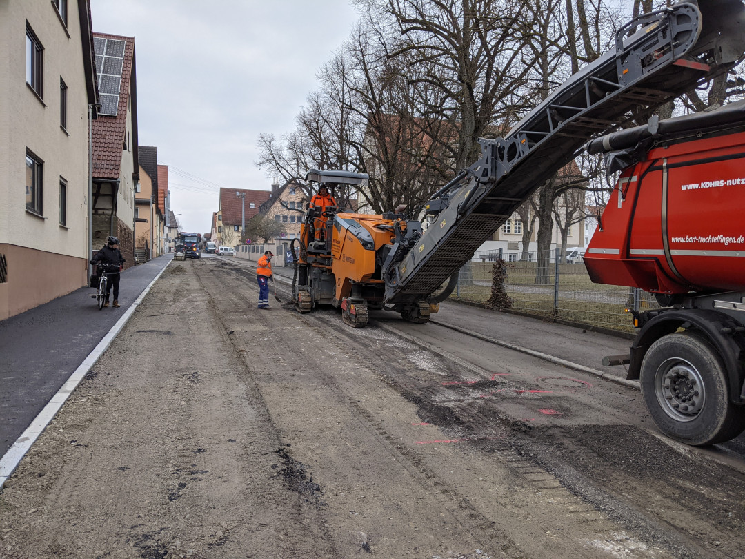 Sanierung der Gartenstraße in Ehningen