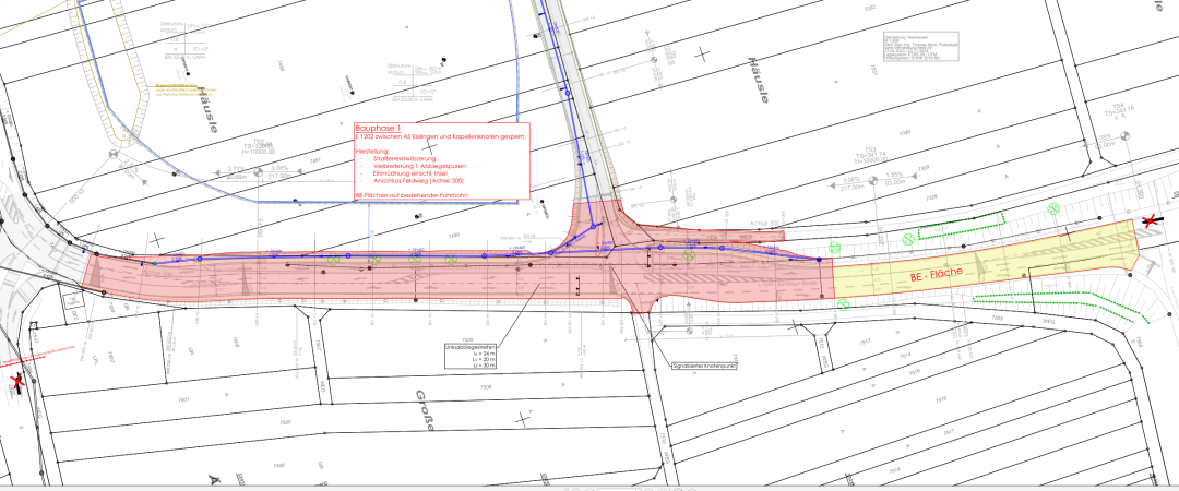Vollanschluss (L1202) Gewerbegebiet Plieninger Str. Ost